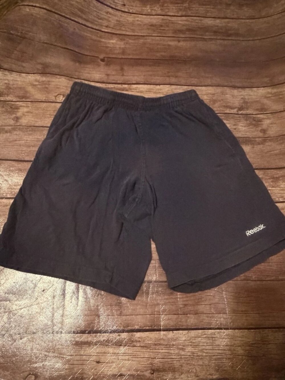 Men’s Reebok Navy Blue Basic Pull On Athletic Shorts Medium